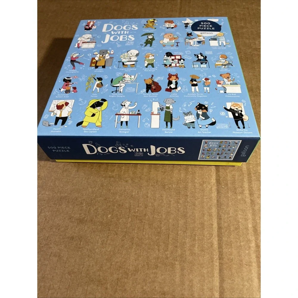 Dogs with Jobs 500 piece Jigsaw‎ Puzzle NEW SEALED